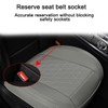 KHGUZ 2PCS Leather Car Seat Cover, Vehicle Front Bottom Seat