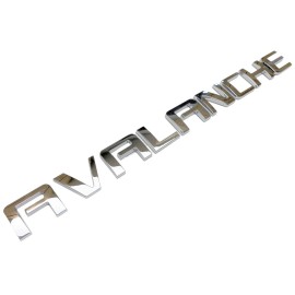 Unbranded 1PC CHROME AVALANCHE REPLACEMENT FOR CHEVY TRUNK REAR TAILGATE EMBLEM BADGE NAME