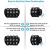 Lumintrail Combination Bike Lock Cable for Bike Accessories - 4ft