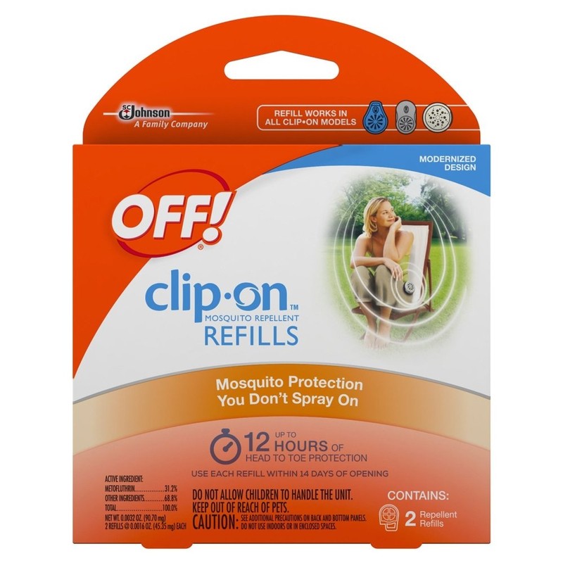 OFF! Clip-On Mosquito Repellent Refill, Provides 12 Hours of Protection,