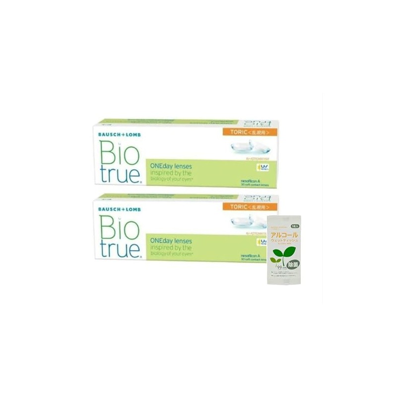 [Set of 2] Bio-True One Day Toric for Astigmatism, 30