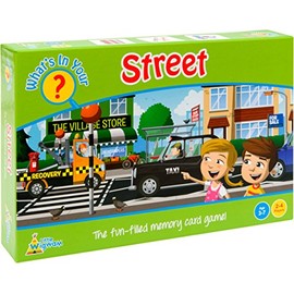 Little Wigwam What's In Your Street? Memory Card Game