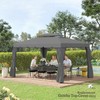 Outsunny 13' x 10' Gazebo Replacement Canopy, Gazebo Top Cover