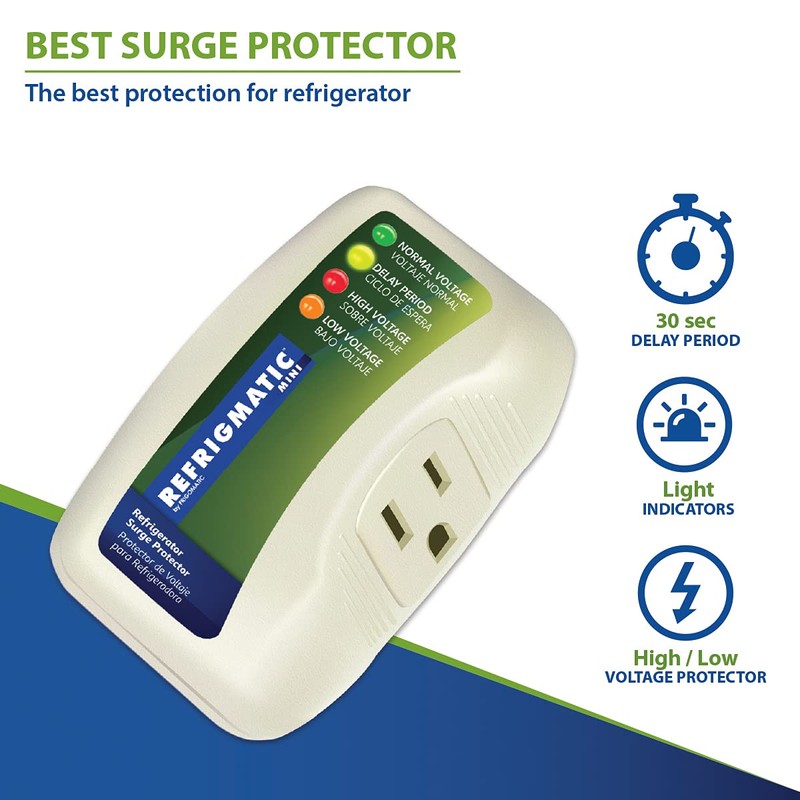 Refrigmatic WS-36300 Electronic Surge Protector for Refrigerator Up to 27