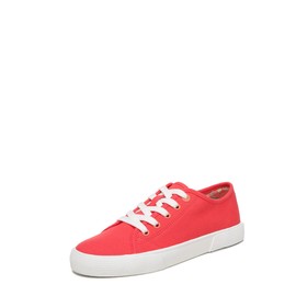 Vionic Oasis Women's Casual Canvas Lace Up Comfort Shoe Poppy - 10 Medium