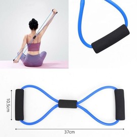 Hottracks Stretching Figure-Eight Tubing Band Home Workout Strength Band (WC15E4D) / 스트레칭 8자 튜빙밴드 홈트 근력밴드(WC15E4D)