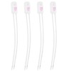 Fafeicy 4Pcs Ceramic Thermal Fuse Square Circuit Cut-Off Ceramics Tube
