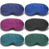 Silk Sleep Mask 6 Pack - Soft, Breathable, Reduces Puffy