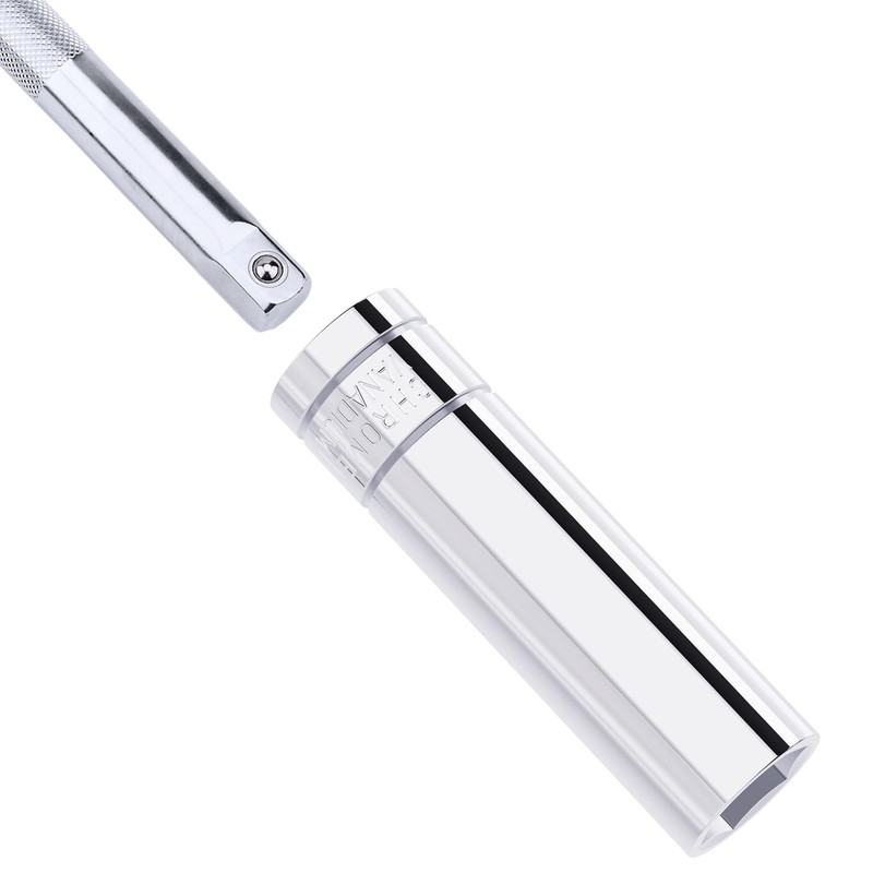 FOCMKEAS 22mm Deep Socket, 1/2 Inch Drive, 6-Point, Metric, Heat