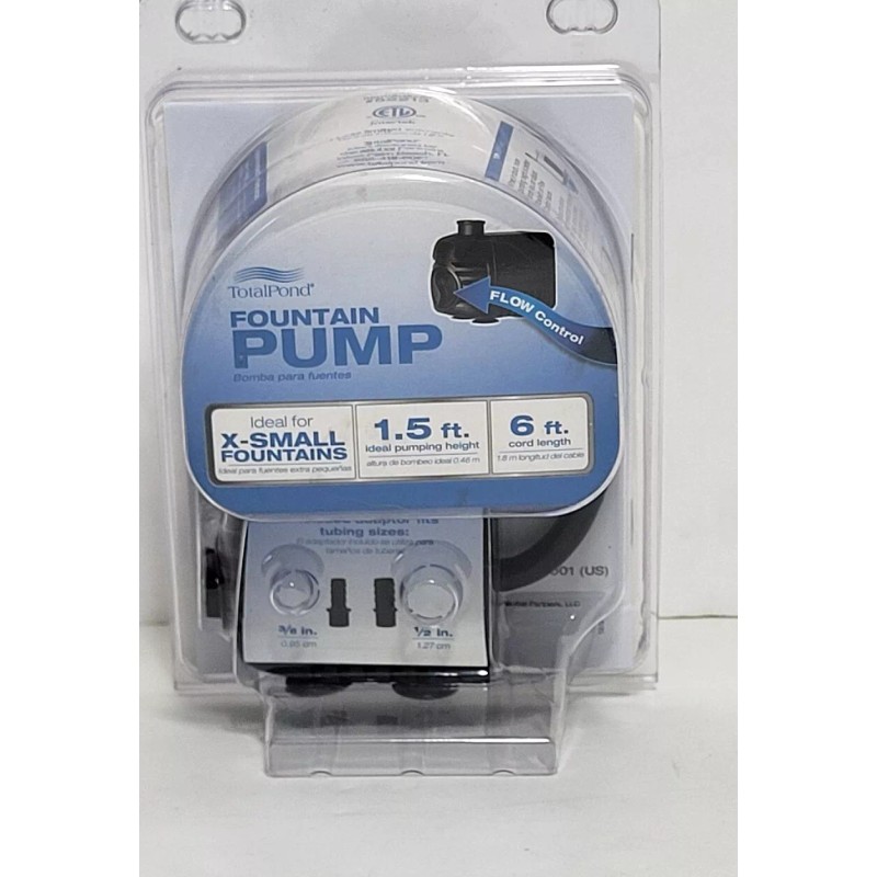 Totalpond, 52213 Total Pond 70 GPH Fountain Pump X-Small Fountain