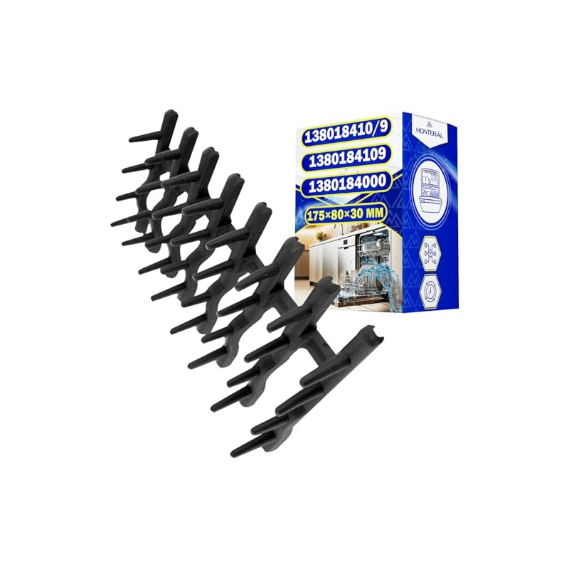 Dish Holder with Rubber Spikes 175x80x30 mm for the Dishwasher