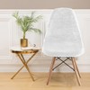 MINGPINHUIUS Velvet Shell Chair Cover: Mid Century Dining Chair Covers