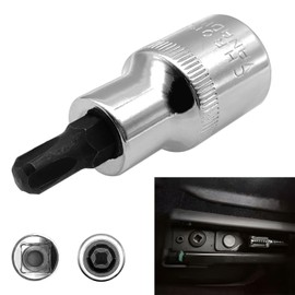 ZKTOOL Car Seat Screw Removal Socket - Effortless Removal For JEEP Cherokee and More 1/2" DR 4 TEETH