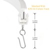 KXLife Carrier Rollers for Flexible Ceiling Curtain Track, Bendable Curtain
