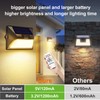 intelamp Solar Fence Lights Outdoor, 6 Packs 9 Colors &