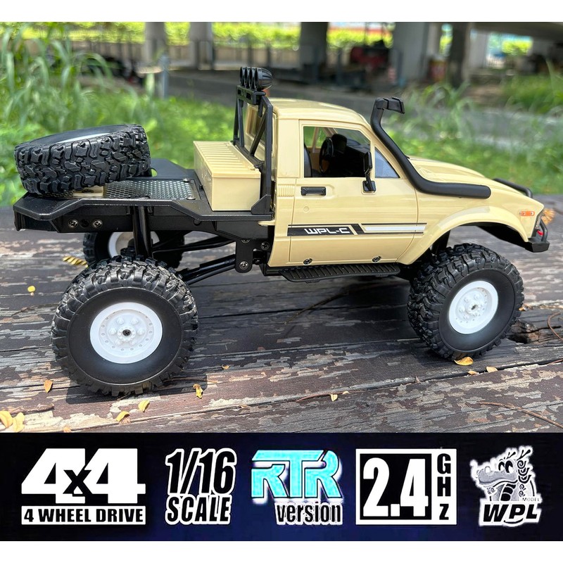 HLSFWDRIVE WPL C14 RC Truck 4x4 1/16 RC Crawler Off
