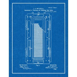 Improvement In Preserving And Embalming Dead Bodies Patent Print Blueprint with Border (5" x 7") M15978