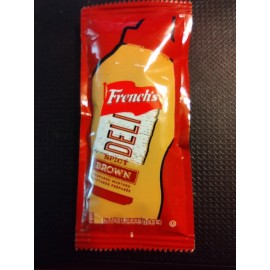 CMC Products French’s Spicy Brown DELI Mustard Packets 0.32 oz - Single Serve Condiments Lunc - 15 - 0.32 oz Packets