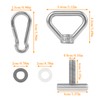 8-Piece Load Securing Set Safety Rail Eyelet Nuts Load Securing