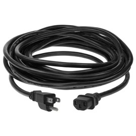 SF Cable, 25ft 16 AWG Universal Power Cord - IEC320 C13 to NEMA 5-15P SJT 13A