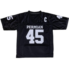 Boobie Miles Jersey, 45 Permian Friday Night Lights Football Jersey White Black S-XXXL (XXX-Large, Black)