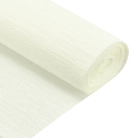 sourcing map Crepe Paper Rolls 8 ft Long 20 Inch Wide for Various Large Hanging Party Backdrop DIY Decoration, DIY Supplies, Beige Pack of 2