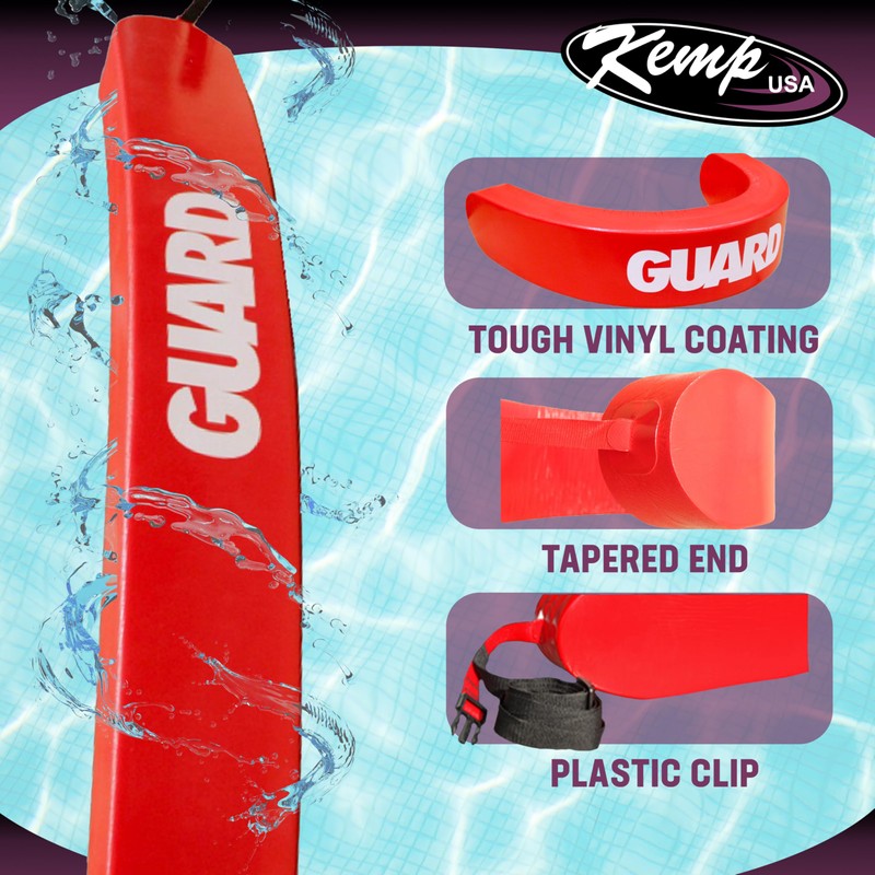 Kemp USA 40 Inch Lifeguard Rescue Tube - Lifeguard Accessories