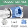 DVC-180 Magnetic Dryer Vent Coupling Connector Kit Easy to Clean