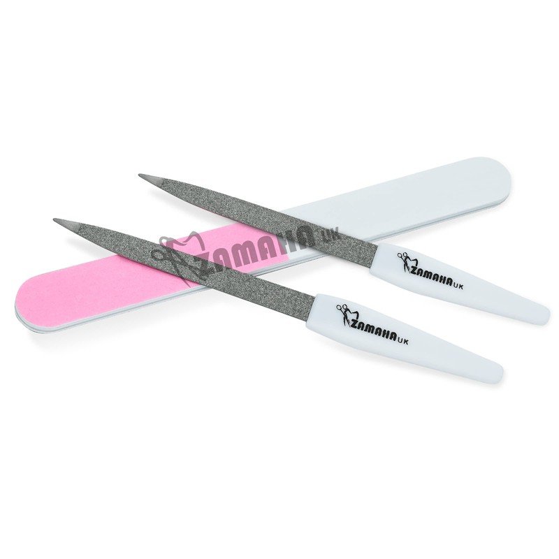 ZAMAHA UK® 2 Pcs Metal Nail Files and 1 Pc