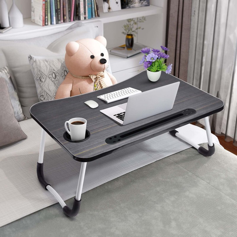 Slendor Laptop Desk Foldable Bed Table Folding Breakfast Tray Portable