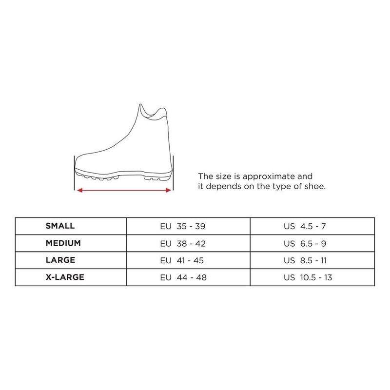 EXPLORER L antideslizante para calzado con bolsa, Ice & Snow