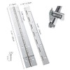 Marine Grade 304 Stainless Steel Piano Hinge, 12"X2" Continuous Boat