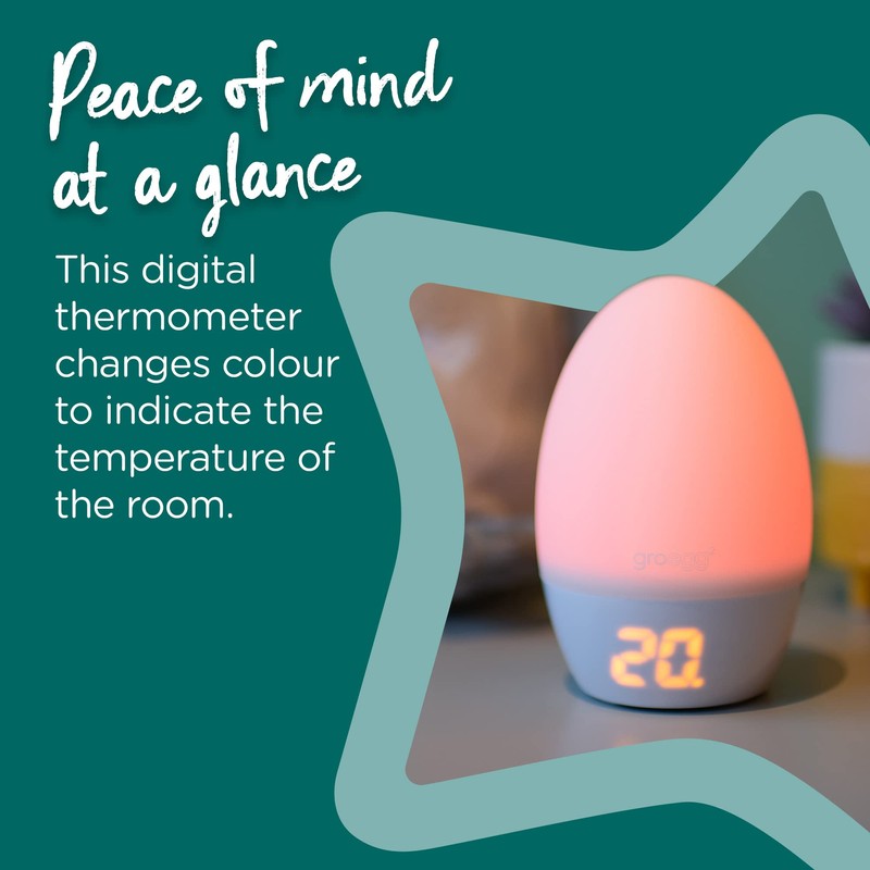 Tommee Tippee GroEgg2 Digital Colour Changing Room Thermometer and Night