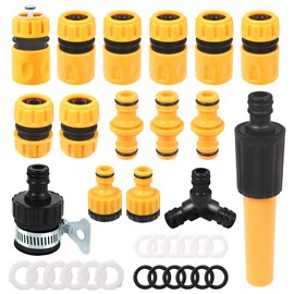 Garden Hose Connection Hose Connector 1/2 Inch Gardena Set of 16 Hose Connection 1/2 Inch Gardena Hose Connector Gardena Connection Hose Coupling Gardena Coupling 1/2 Inch