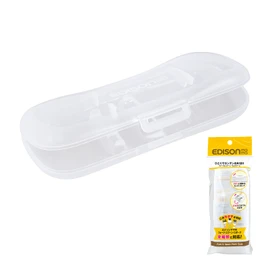 EDISONmama Fork & Spoon Multi-Case for Going Out, Easy to Open and Close, Lock Shape, For Outings and Carrying