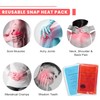 Reusable Snap Heat Pack, Hand Warmers Boil Click Heat Pocket