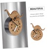 BIUDECO Attractive Dinosaur Pattern Magnetic Clock Fridge Stickers for Easy