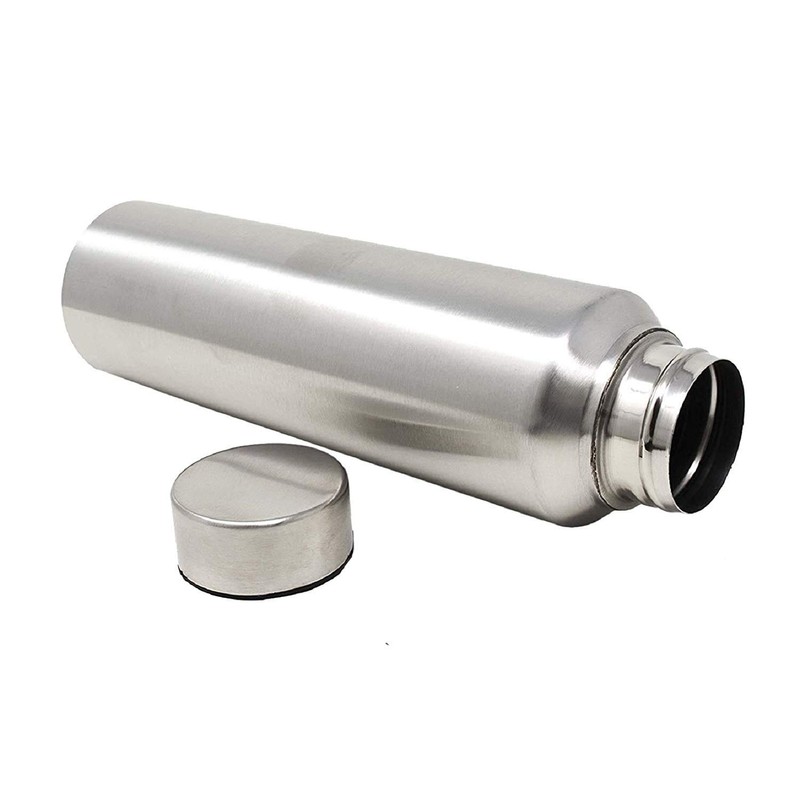 Steel Water Bottles 1 Litre Steel Water Bottle, 1L, Silver