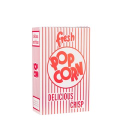 2E Red & White Closed Top Popcorn Boxes (Case of 500)