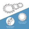 sourcing map 400Pcs External and Internal Tooth Washers Assortment Kit,