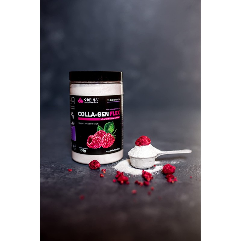 Endorfina.shop, Collagen-Flex Raspberry, Dietary Supplement, with Pure Collagen Protein, Amino