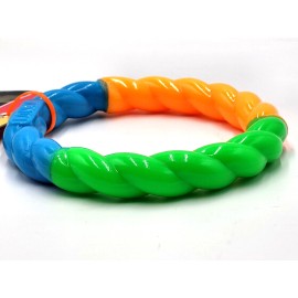 KONG Twistz Ring High Viz Durable Tug & Fetch Floating Dog Toy *choose size - Small