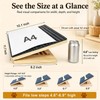 Dog Ramp for Stairs 2 Pack, 4-Level Adjustable Wooden Pet