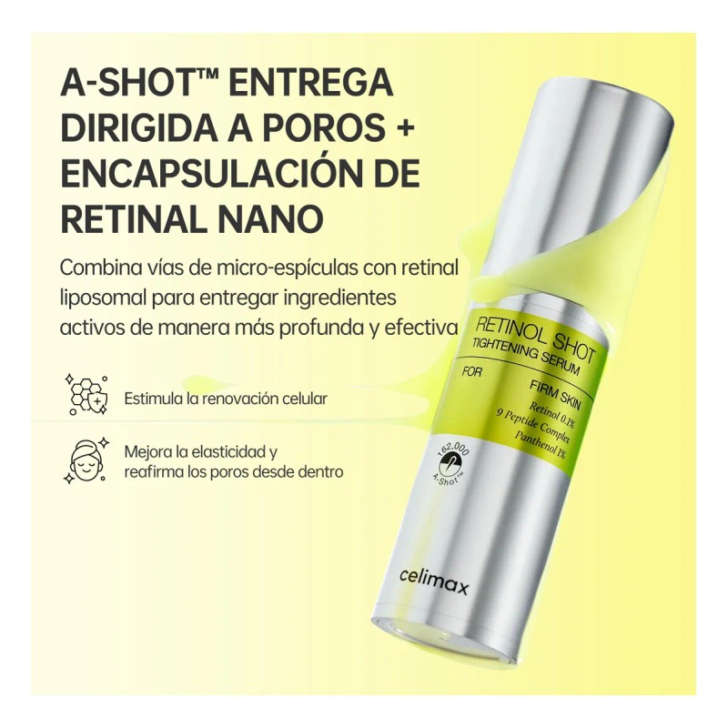Celimax Vita-a Retinol Shot Serum Retinol 0.1% Antiedad 30ml