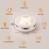 Bwaoo LED Puck Lights 6 Pack, Wireless Under Cabinet &