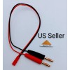 NA JST RC Charging Cable 20 AWG 4mm Banana Plugs
