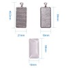 PH PandaHall 5 Sets Pendant Makings - 5pcs Rectangle Antique