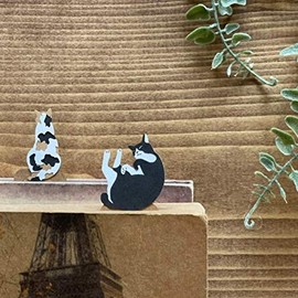 paper bookmark (cat)