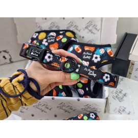 Sports Ball Fan Dog Collar XS