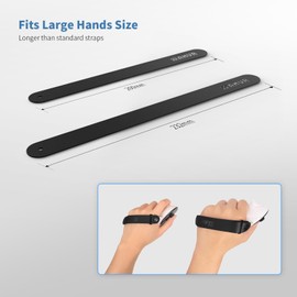 AMVR Extended Ankle Straps for Large and Large HandsFits Controller Grips Compatible with Quest 3
